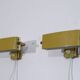 Pair of vintage Scandinavian wall lights 1970