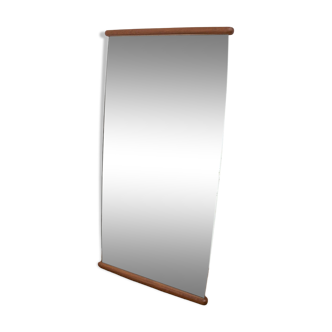 Scandinavian teak mirror