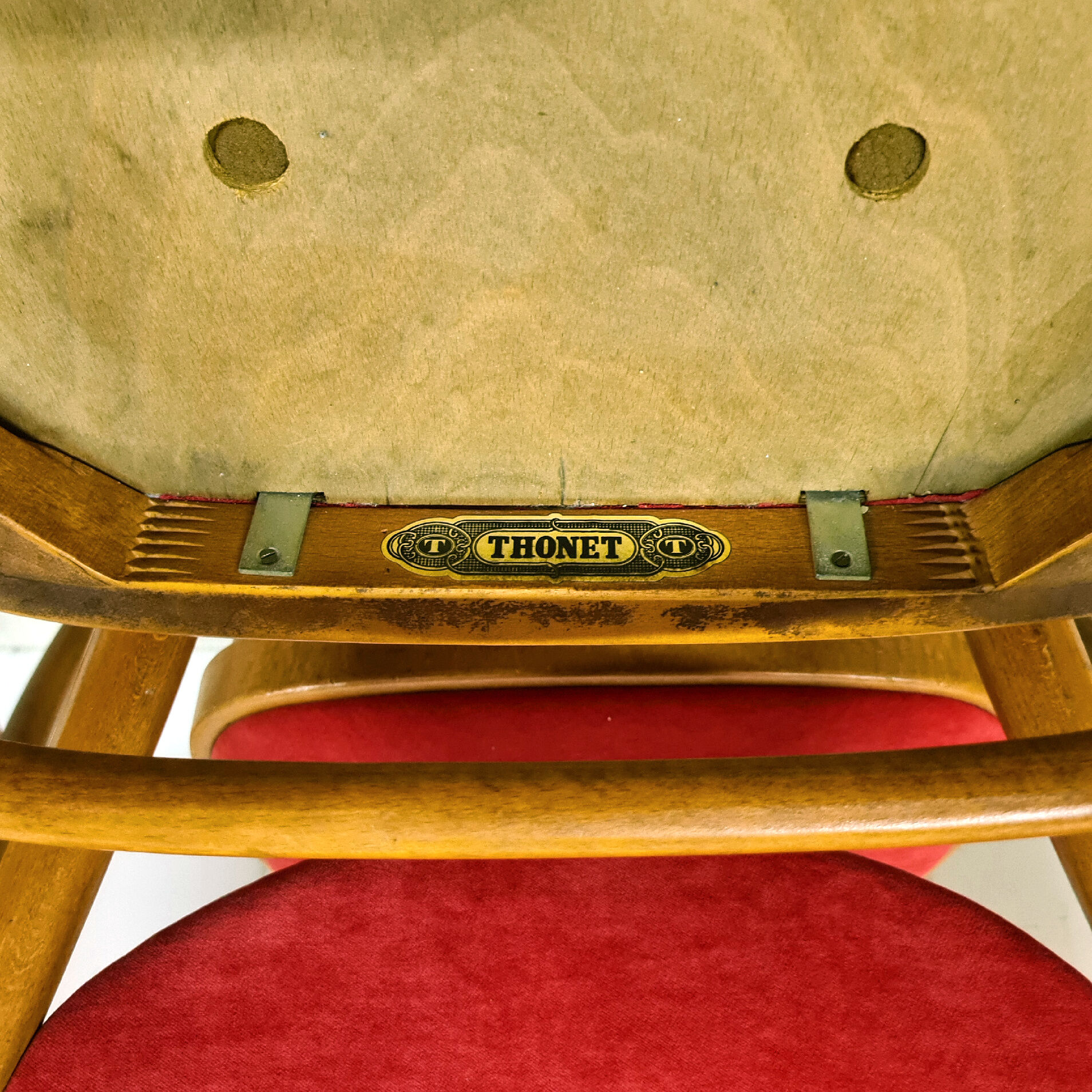 Set of 9 model 215 dining chair  for Thonet, Austria 1980s