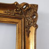 Gilded and molded wooden frame