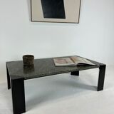 Coffee table, 80s in green marble