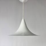 Vintage metal trumpet pendant, 1970s