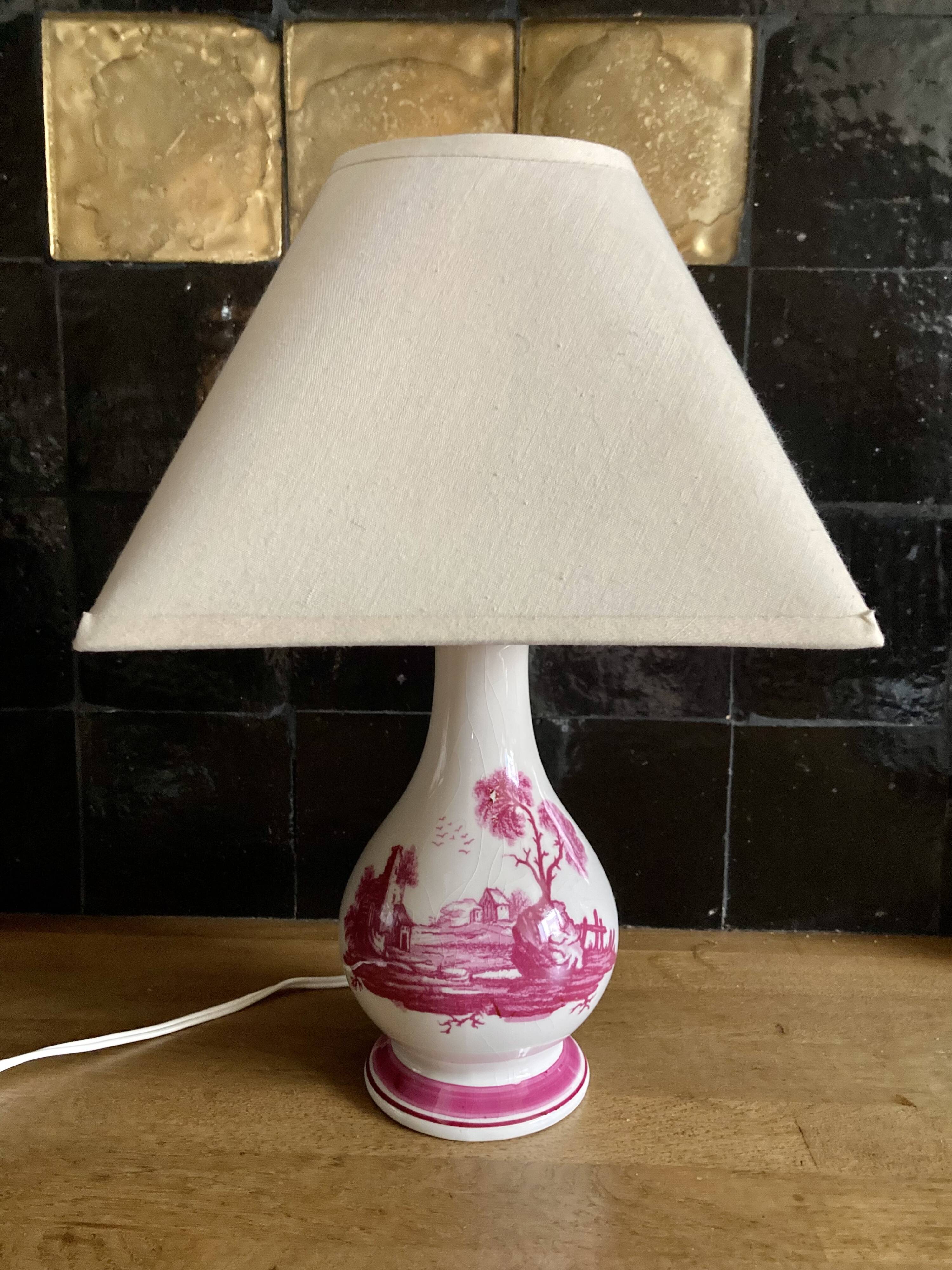 Pair of bedside lamps