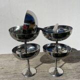 5 stainless steel cups