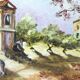 Tableau paysage provençal