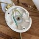 Pair of wall sconces in brass with white glass tulips.