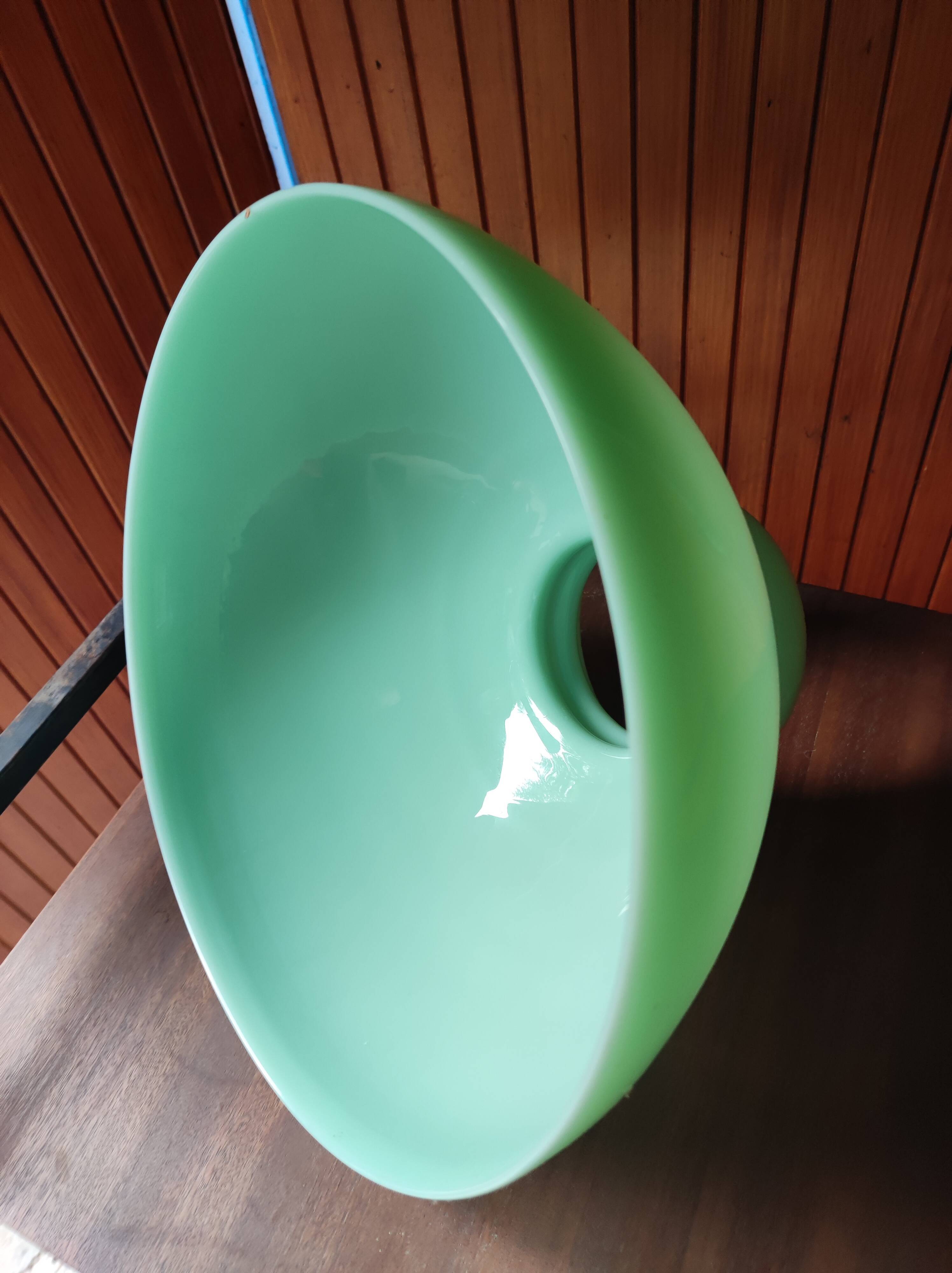 Globe opaline green lampshade for chandelier and lamp