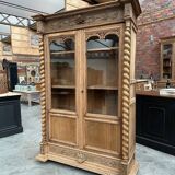 Late 19th century oak library
