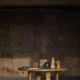 Round table in pine by Roland Wilhelmsson, mid-20th century.