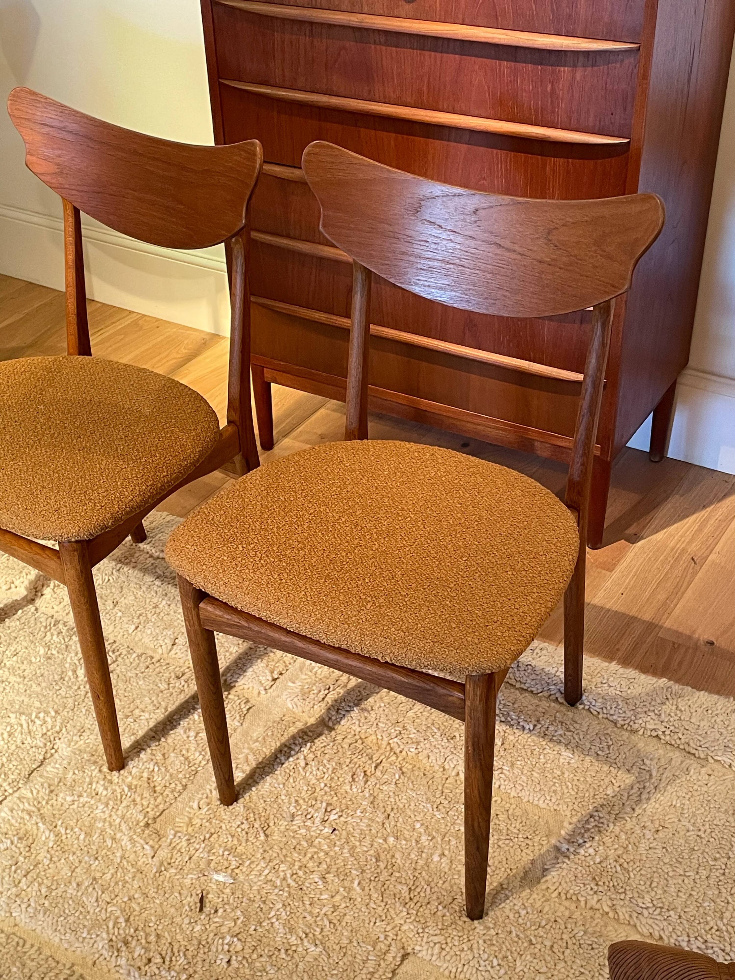 Chaise scandinave vintage « Rosa » (6 disponibles)