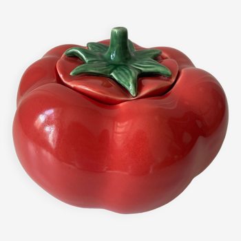 Saladier barbotine tomate