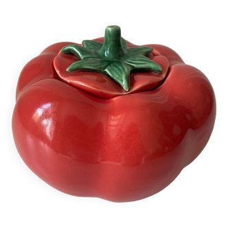 Saladier barbotine tomate