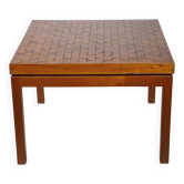 Table basse cocktail années 60 France Marqueterie