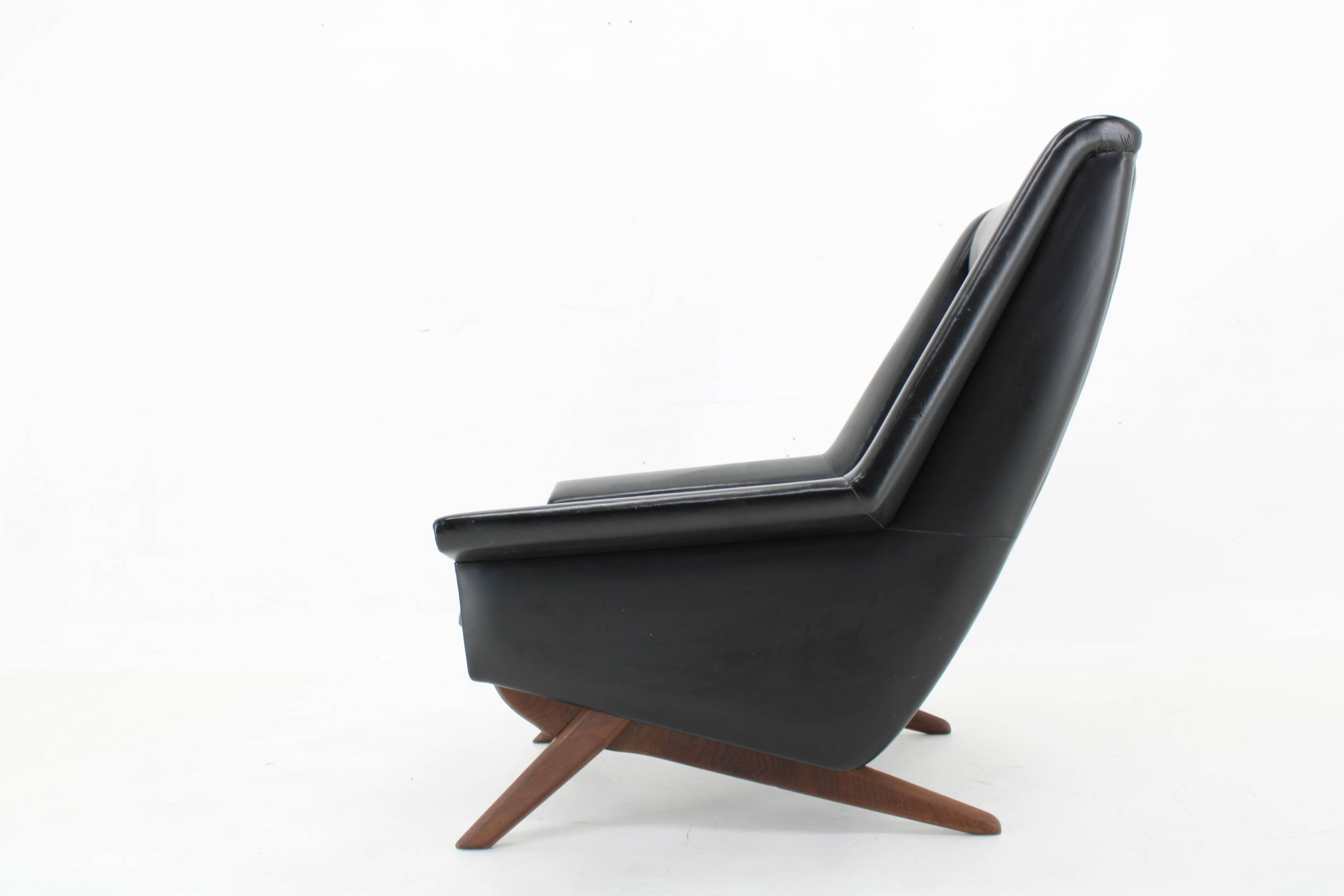 1970s Folke Ohlsson Armchair 4410 in Leatherette, Denmark