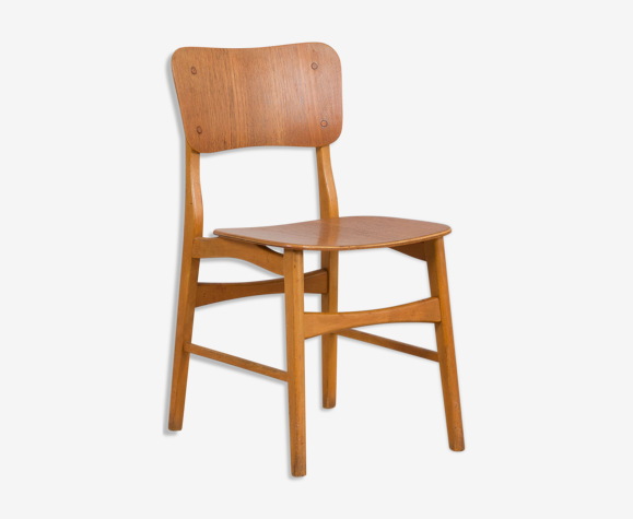 Danish mid century modern teak desk chair 1960 | Selency