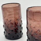 Burgundy glass - Tunisian crafts