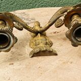 Paire d'appliques en bronze d'époque Empire