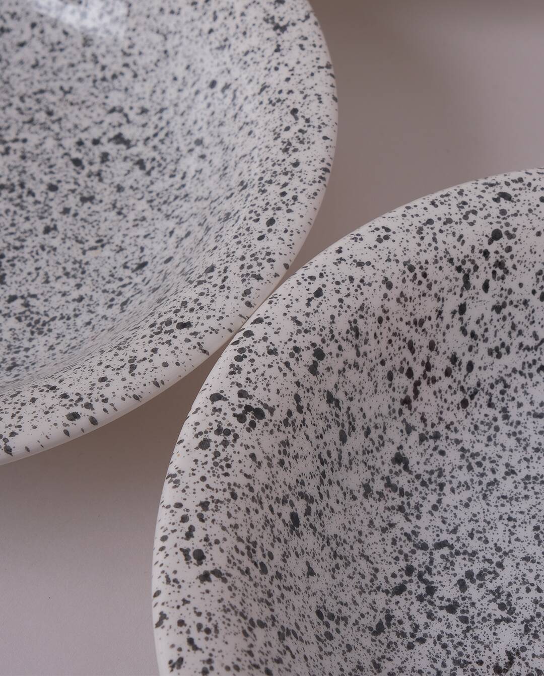 Speckled deep plates x6