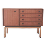 Low buffet / Vintage MDK sideboard renovated in teak, 1960s