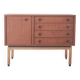 Low buffet / Vintage MDK sideboard renovated in teak, 1960s