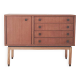 Buffet bas/ Enfilade vintage MDK rénovée en teck, années 60