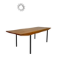 Antique Wilhelm Renz designer wooden coffee table, vintage Scandinavian style, 1960s