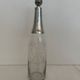 Cut glass and silver carafe