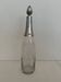 Cut glass and silver carafe