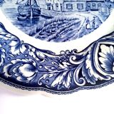 Decorative porcelain wall plate st. Delft at the mill