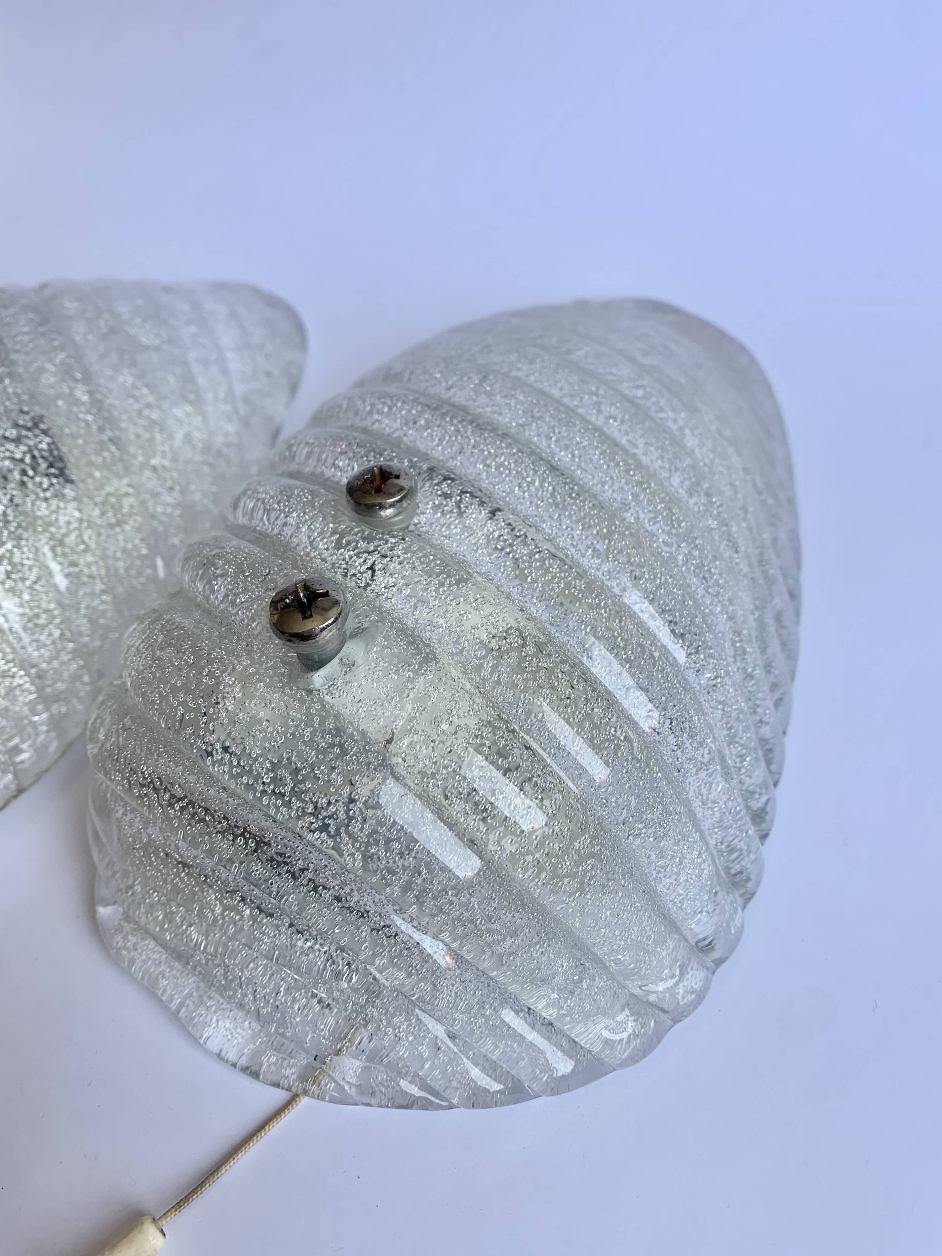 Pair of wall lamps, Austria, 1960s