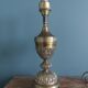 Bronze gilded brass foot lamp