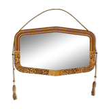 Golden art deco mirror