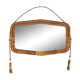 Golden art deco mirror