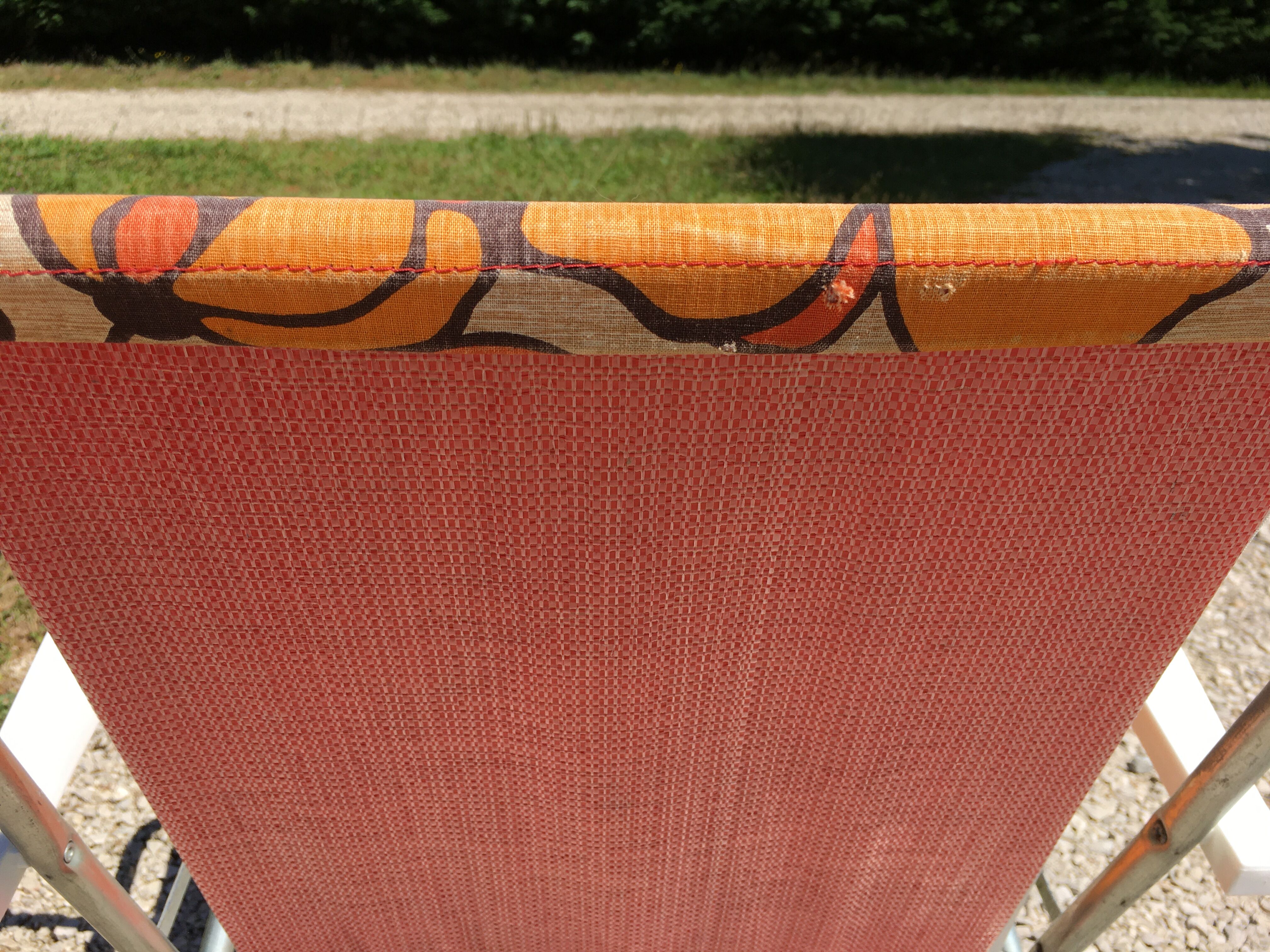 Pair of vintage camping chairs