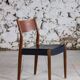 4 Scandinavian Fristho Franeker chairs in teak and skai, 1960.