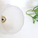 Glass hanging frosted effect, vintage