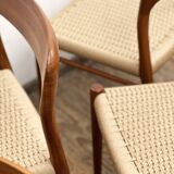 Set of 6 dining chairs by Niels O. Møller for J.L. Mollers