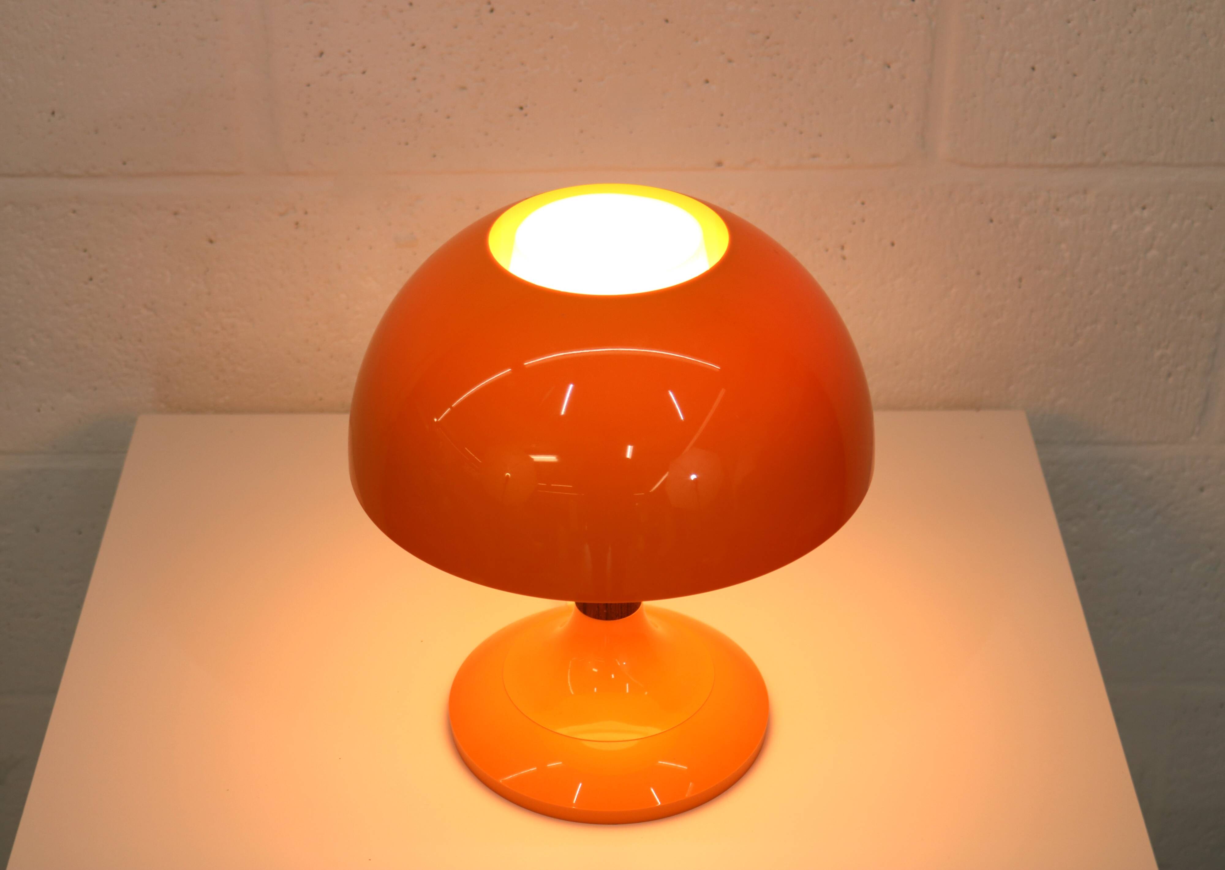 Space age table lamp by Bent Karlby for Ask Belysning, Denmark 70s