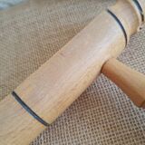 Coat rack 2 wooden hooks - vintage