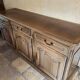 Buffet bas 3 portes en chêne