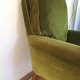Velvet armchair