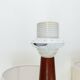 Pair of Scandinavian teak and mosaic table lamps, Denmark 1960s