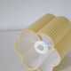 Flower-shaped lampshade Flora "mini yellow check"