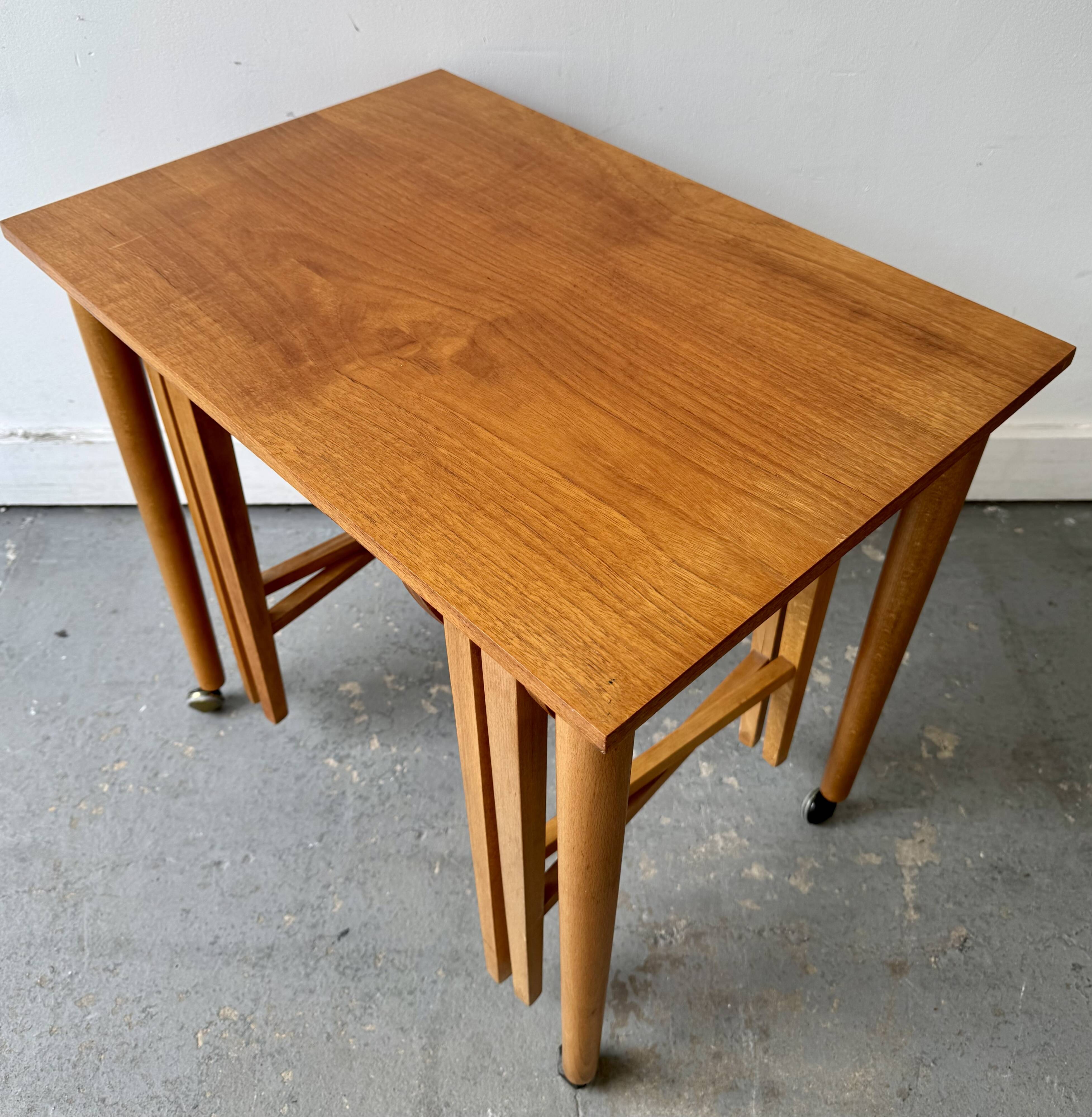 Vintage Nesting Tables by Nový Domov