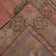 5x11 Rug For Living Room Red Brown Turkish Vintage Rug 150x338Cm