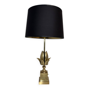 Lampe fleur en laiton