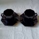 2 large opaline cups French Vintage Arcoroc Model Octime