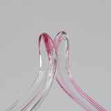 Mid-Century Czech Art Glass Basket Bowl by Josef Hospodka