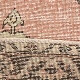 3x12 Pale Red Wool Vintage Persian Runner Rug, 86x379Cm SK 5457