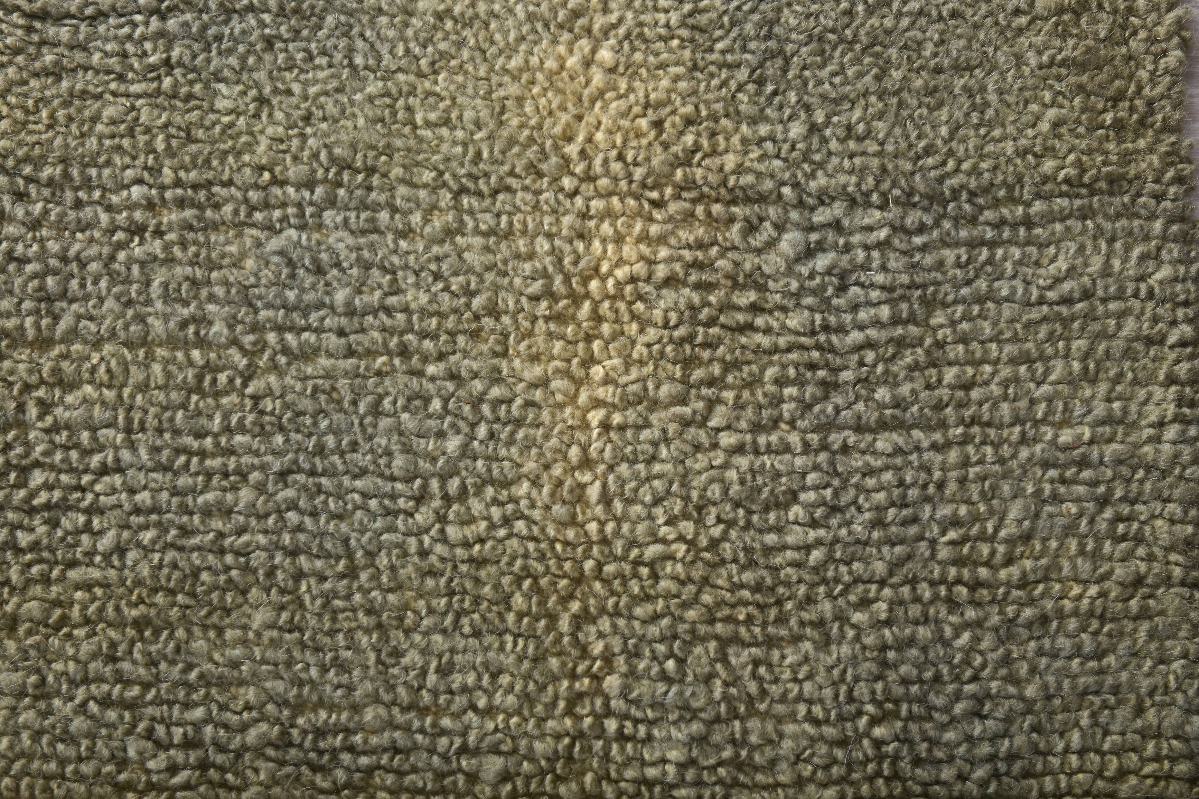 Green Berber Runner Rug 66x209Cm SK 241302